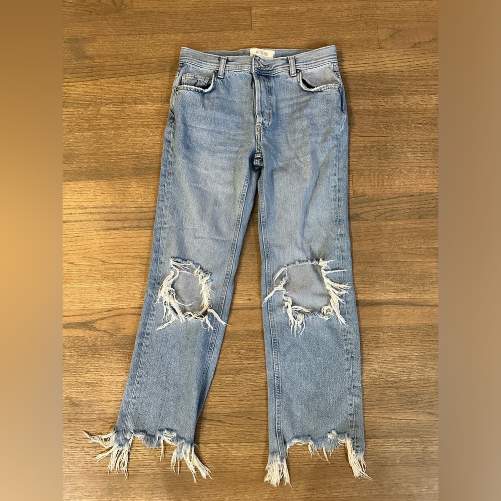 We The Free Distressed Jeans-Size 24